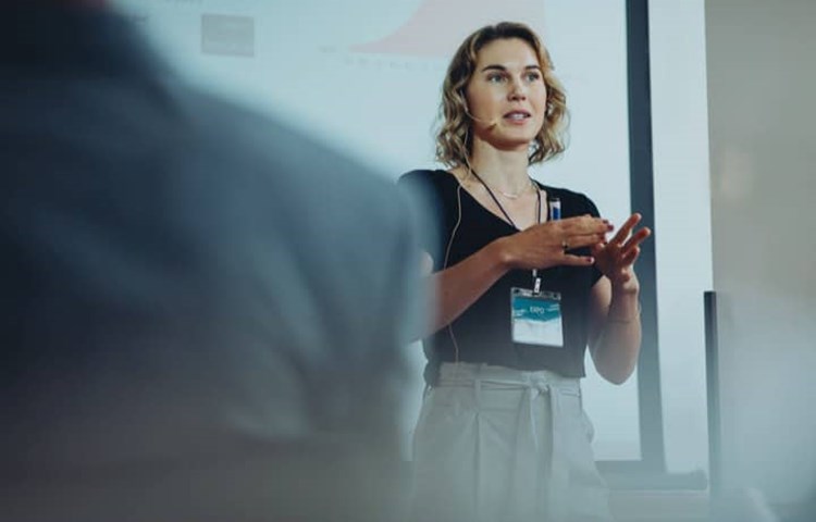 Woman Giving Presentation