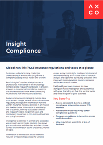 Downloads Insight Compliance