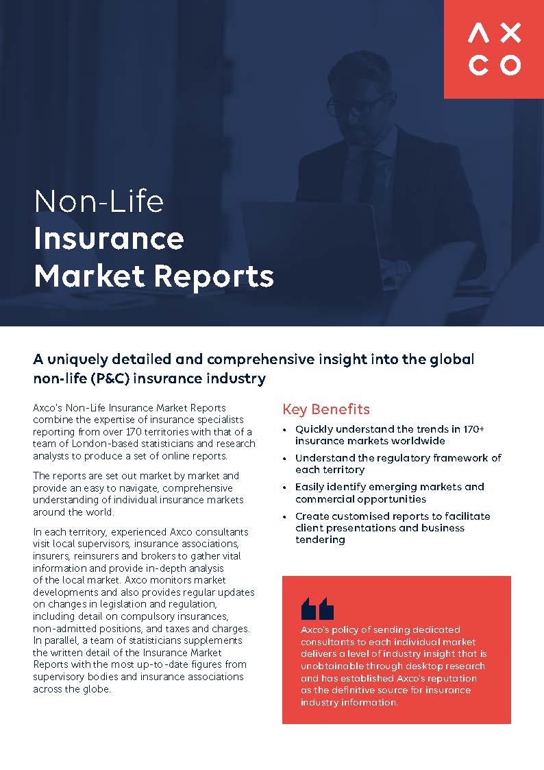 Non-life Insurance Market Report Guide Cover
