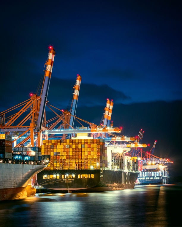Marine Shipping Cargo Ship