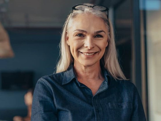 Woman expert portrait